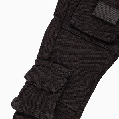 Kid's Slim Fit Cargo Denim Pant