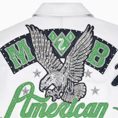 Men's American Bruiser Plush Leather Jacket