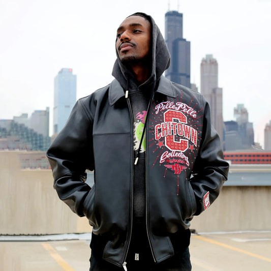 Pelle-Pelle X TB Men's Chi-Town Leather Jacket