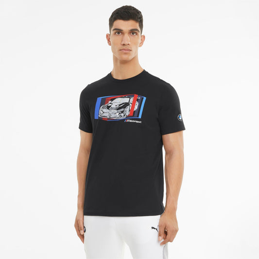 Men's BMW M Motorsport Car Graphic T Shirt