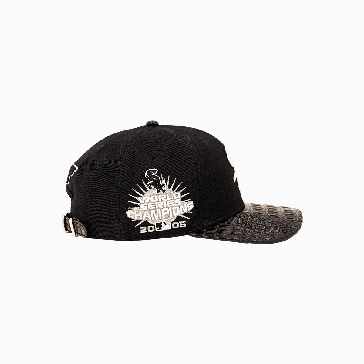 Chicago White Sox 2005 World Series MLB Leather Visor Snapback Hat
