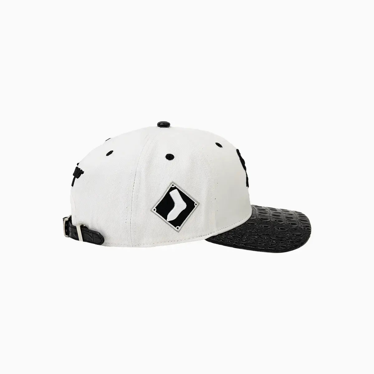Chicago White Sox MLB Leather Visor Snapback Hat