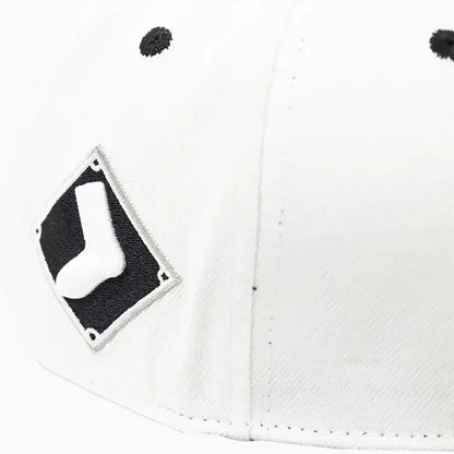 Chicago White Sox MLB Leather Visor Snapback Hat