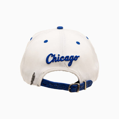 Chicago White Sox MLB With Leather Visor Wool Flat Hat