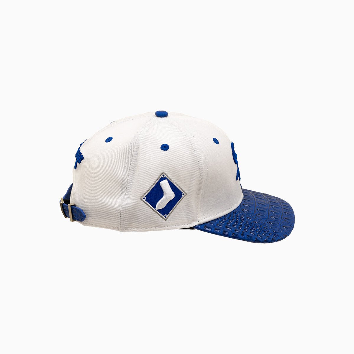 Chicago White Sox MLB With Leather Visor Wool Flat Hat