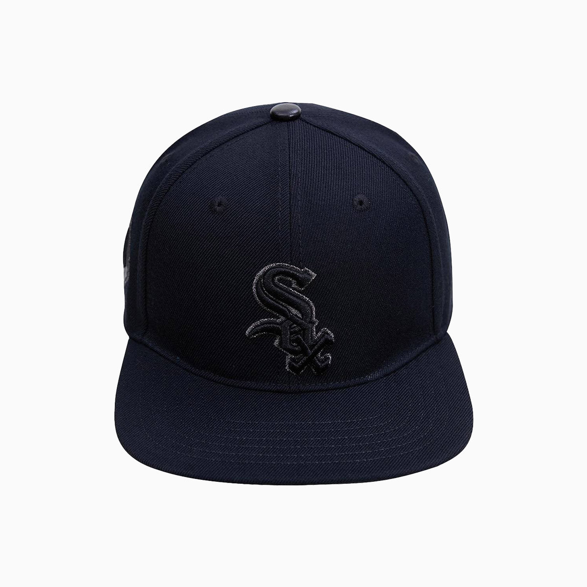 Chicago White Sox Triple Black Logo Snapback Hat
