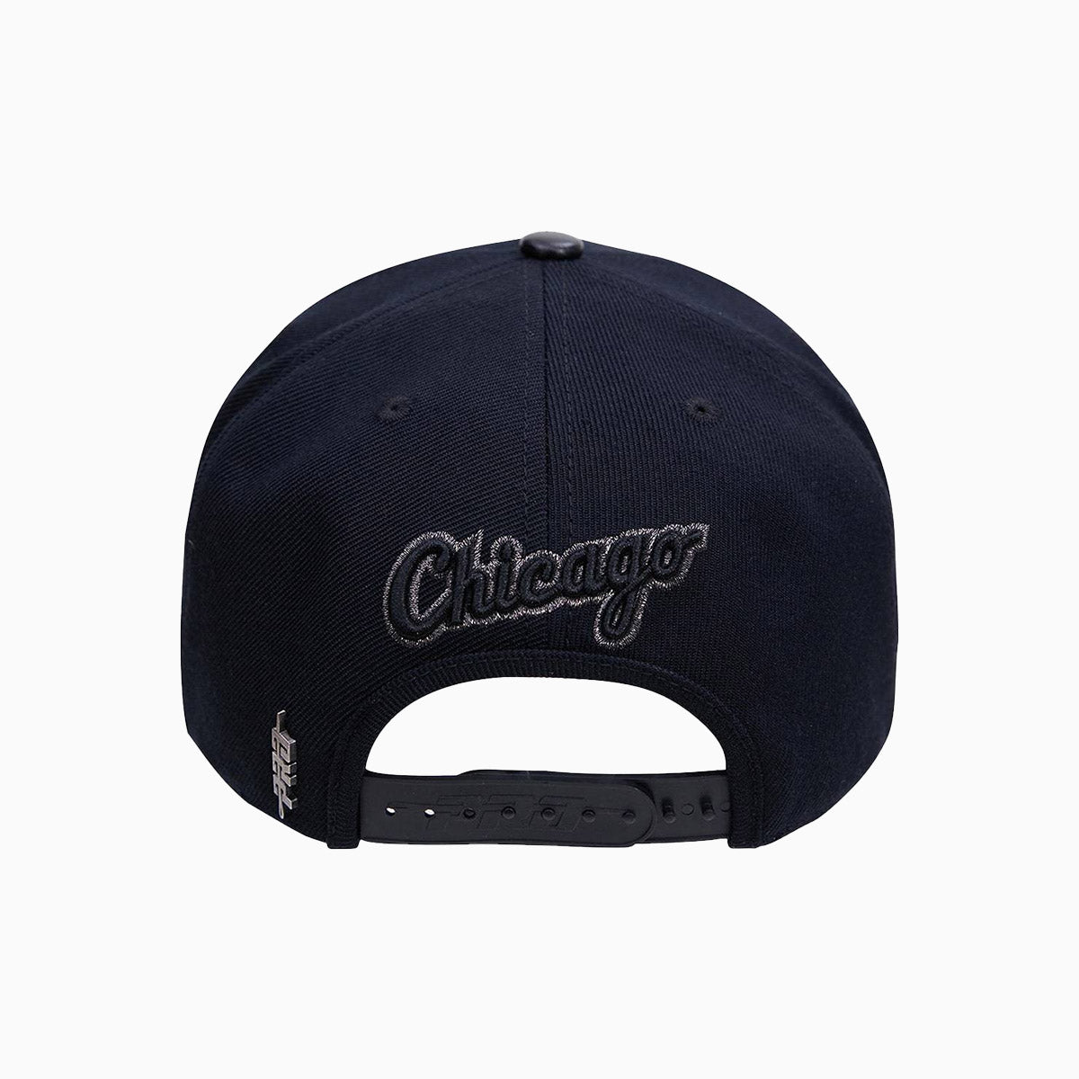 Chicago White Sox Triple Black Logo Snapback Hat