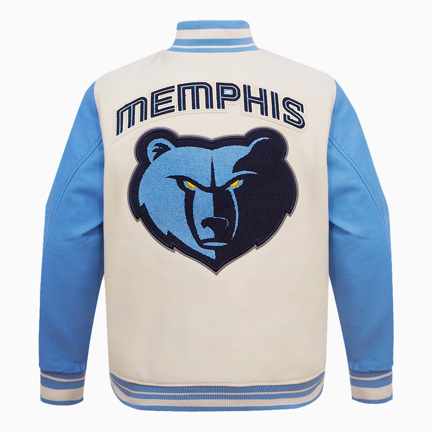 Men's Memphis Grizzlies Retro Classic Rib Wool Varsity Jacket