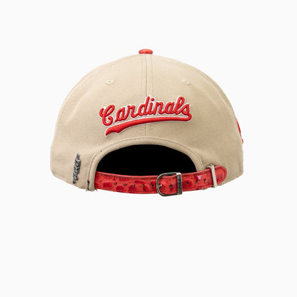 St. Louis Cardinals MLB Leather Visor Strapback Hat