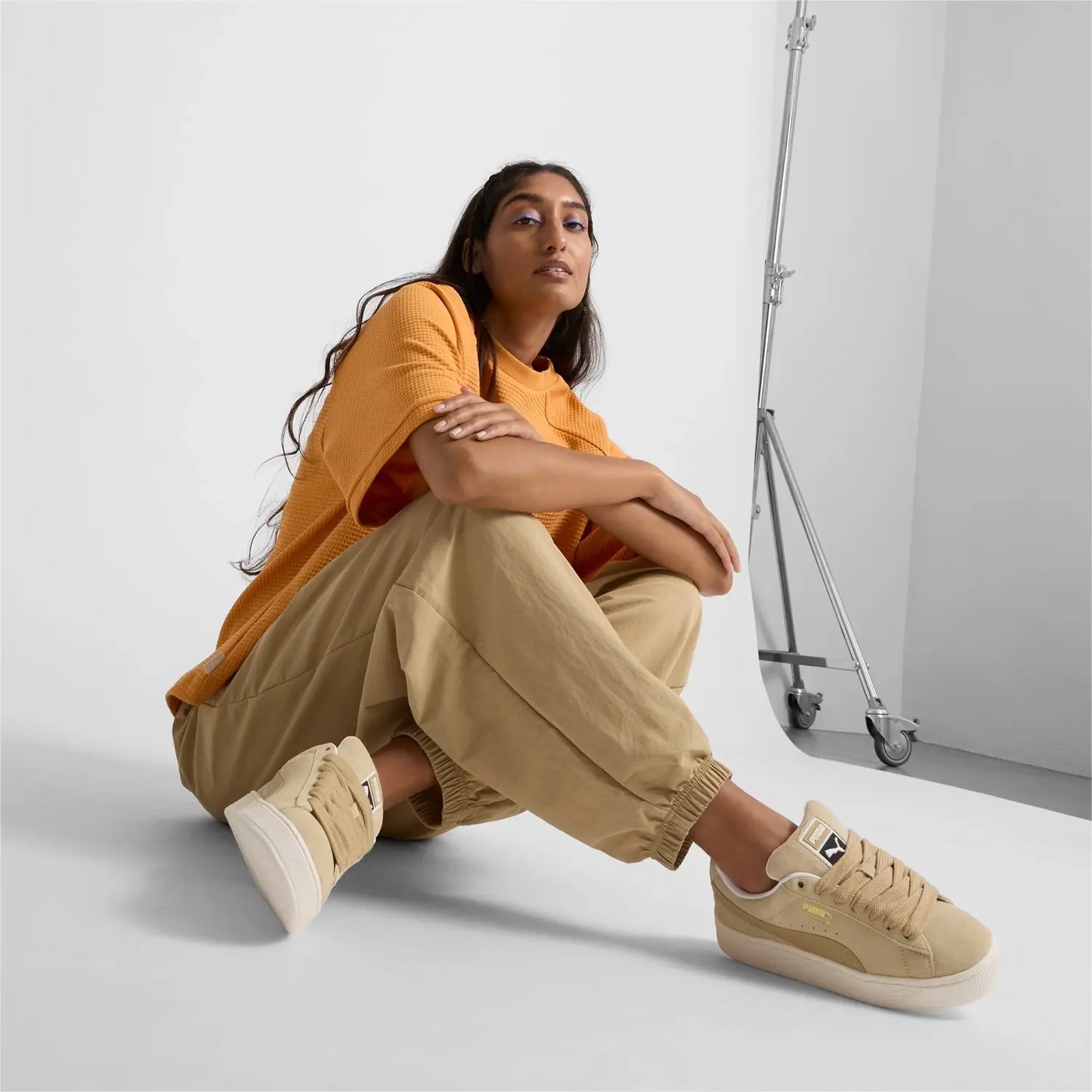 Women's Suede XL "Putty Warm White" Sneakers