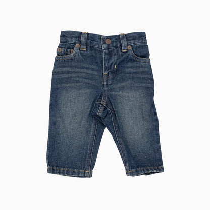 Kid's Brushed Twill Denim 2 Piece Set Outfit