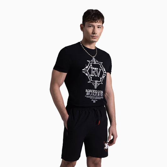 Men's RV Front Big Logo Crew Neck T Shirt