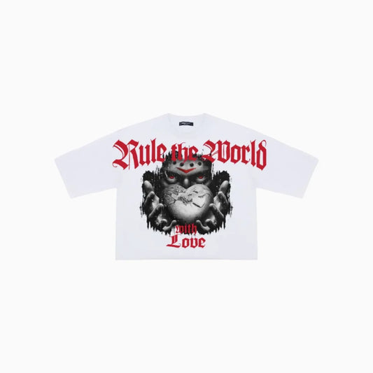 Men's One World Cropped T-Shirt