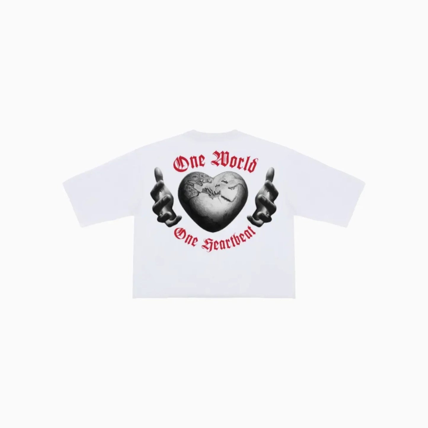 Men's One World Cropped T-Shirt