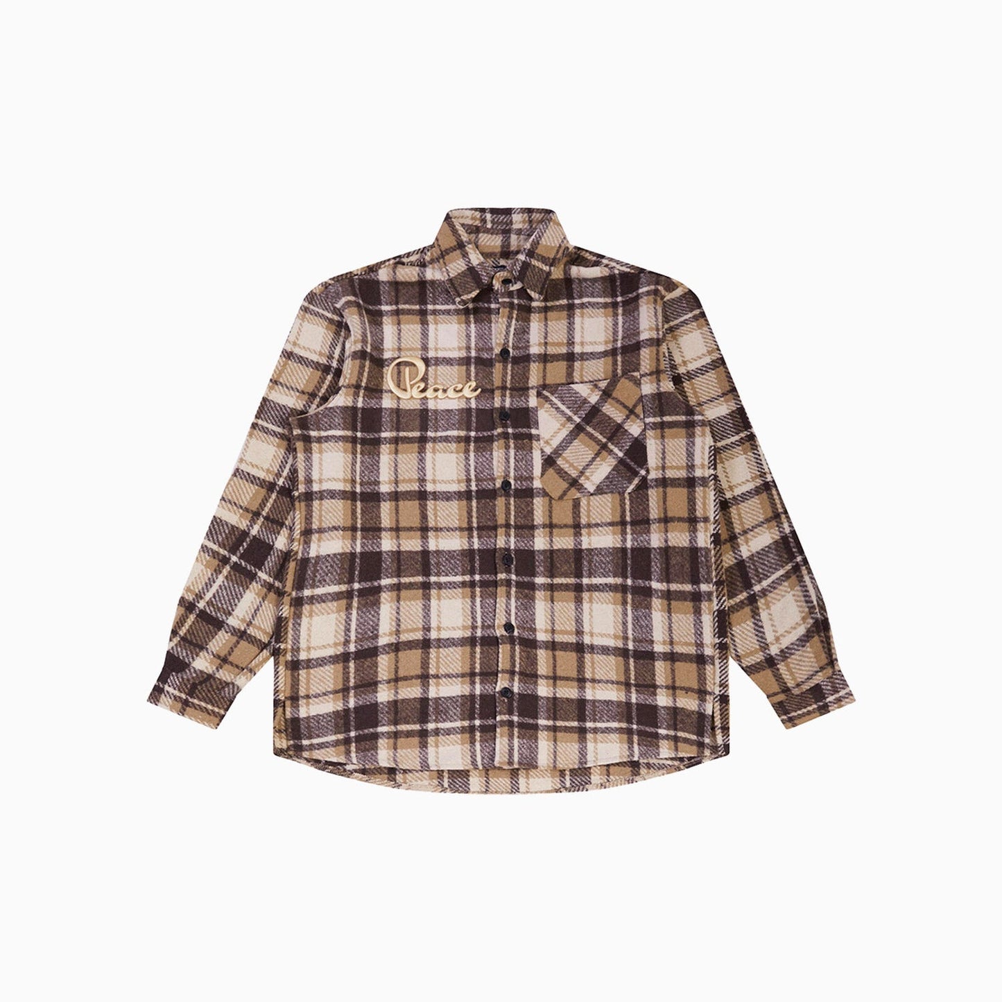 Men's Peace Heavy Flannel Shirt