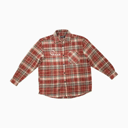 Men's Peace Heavy Flannel Shirt