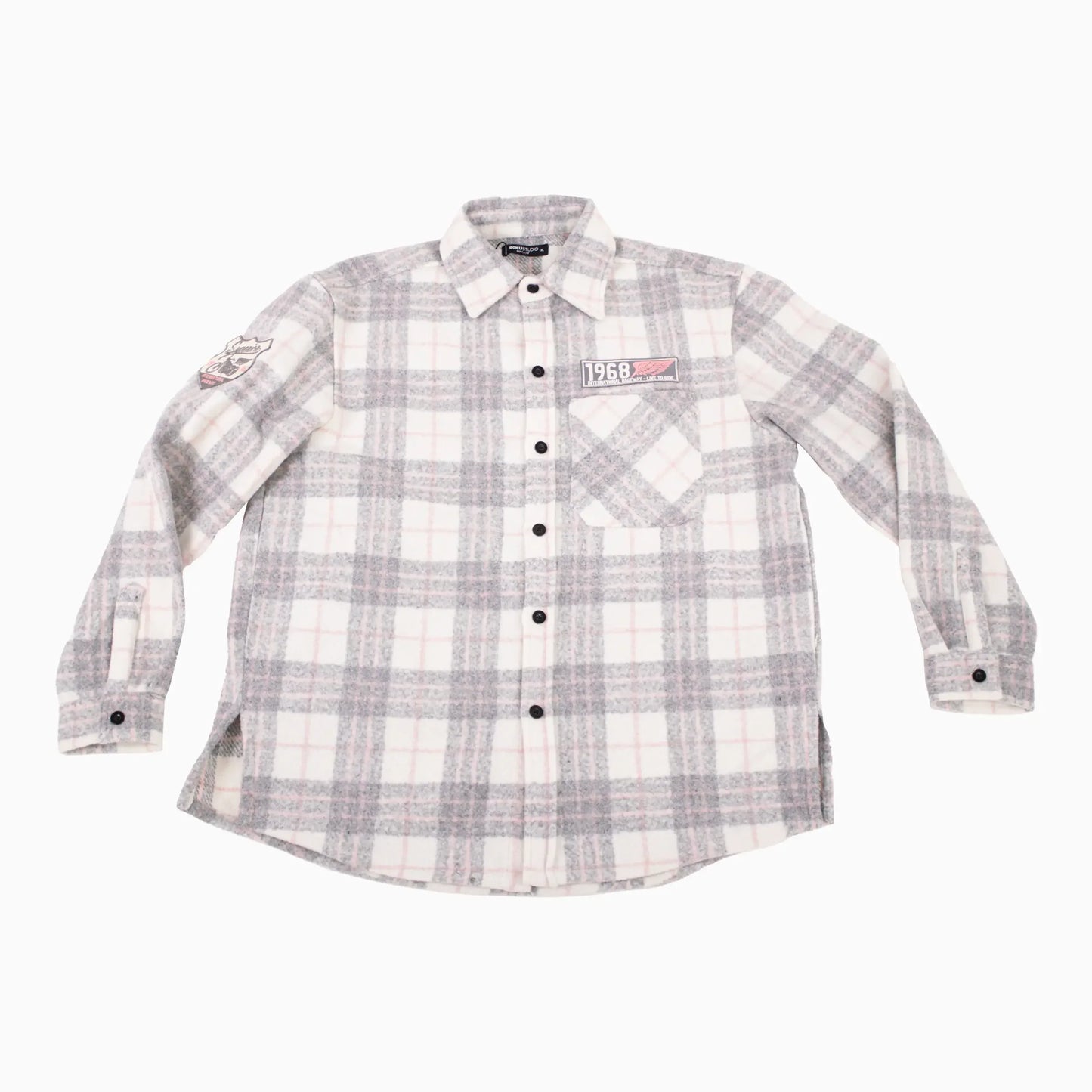 Men's Superior Vintage Heavy Flannel Shacket Shirt