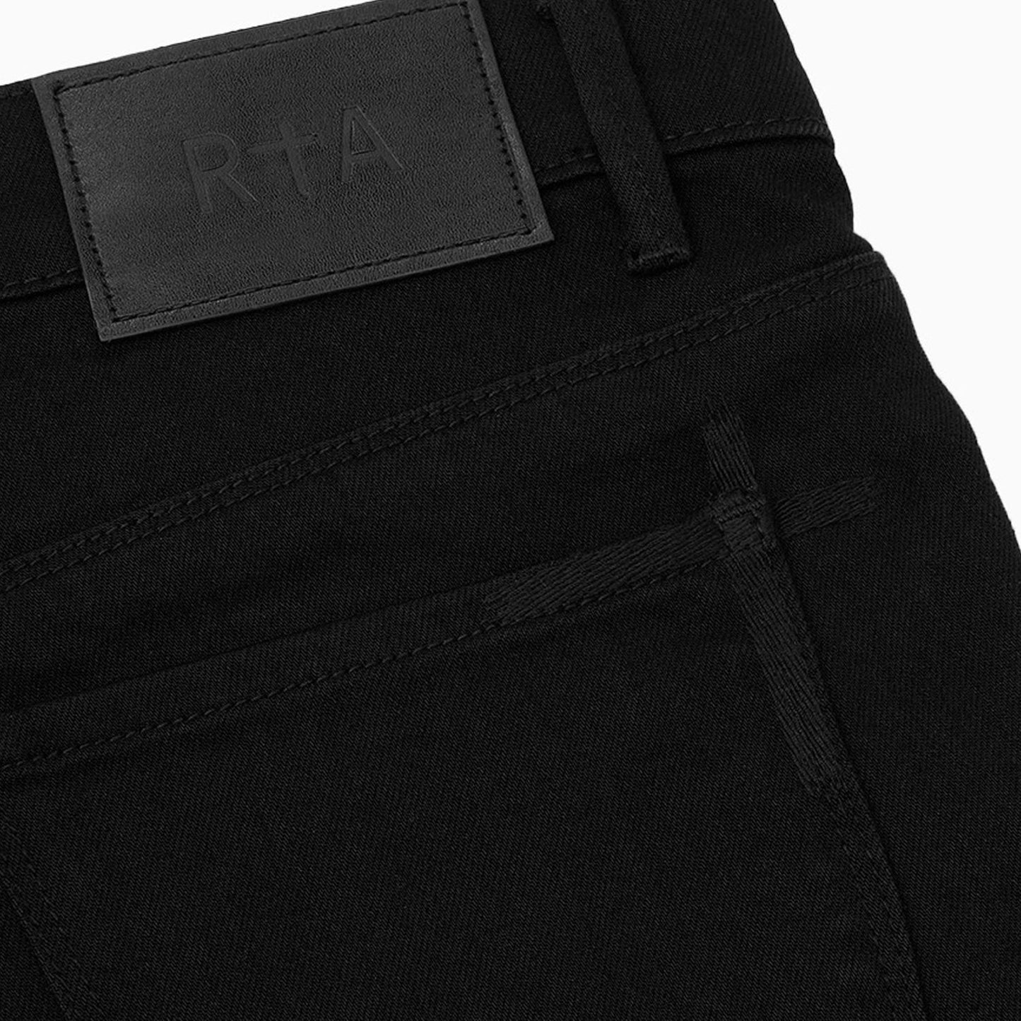 Men's Bryant Black Cross Denim Pant