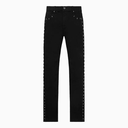 Men's Bryant Black Cross Denim Pant