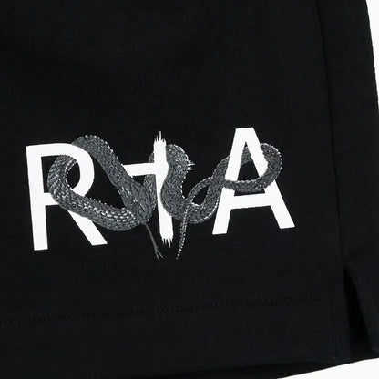 Men's Clyde Black Snake Logo Shorts