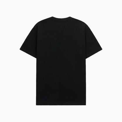 Men's Liam Black Cracked Logo T-Shirt