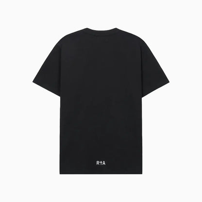 Men's Liam Black Snake Logo T-Shirt