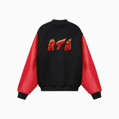 Men's Marty Script Logo Varsity Jacket
