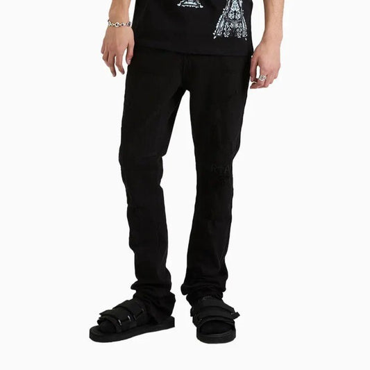 Men's Olivier Scratched Core Denim Jeans Pant