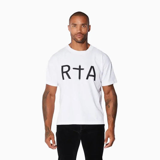 Men's Short Sleeve Black Logo T-Shirt
