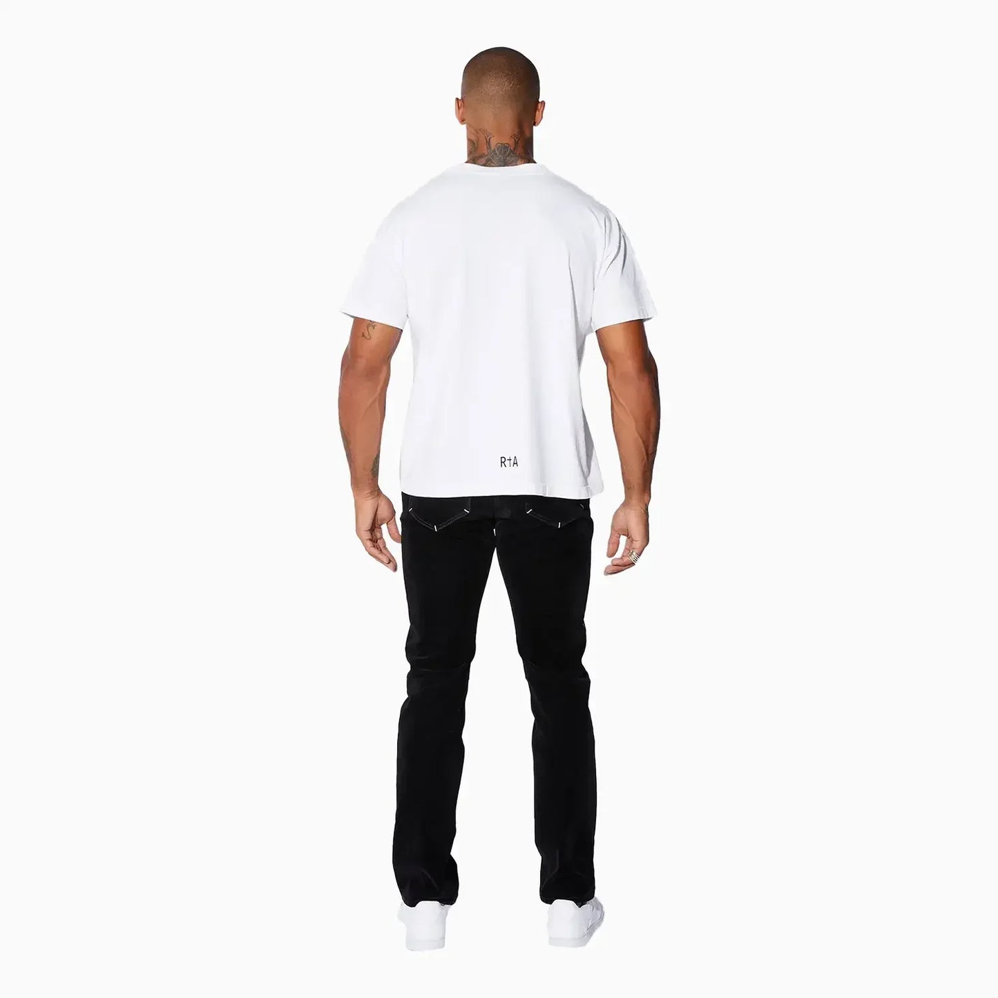 Men's Short Sleeve Black Logo T-Shirt