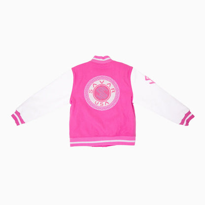 Kid's Circle Wool Varsity Jacket