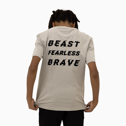 Kid's Beast Fearless Brave Short Sleeve T-Shirt