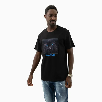 Men's Black Panther Graphic Short Sleeve T-Shirt