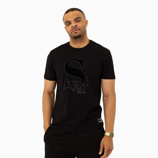 Men's Chenille Patch Short Sleeve T-Shirt