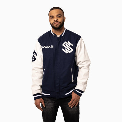Men's Circle Wool Varsity Jacket