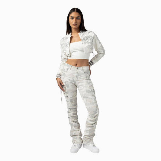 Women's Multi Embroidery Light Twill Outfit