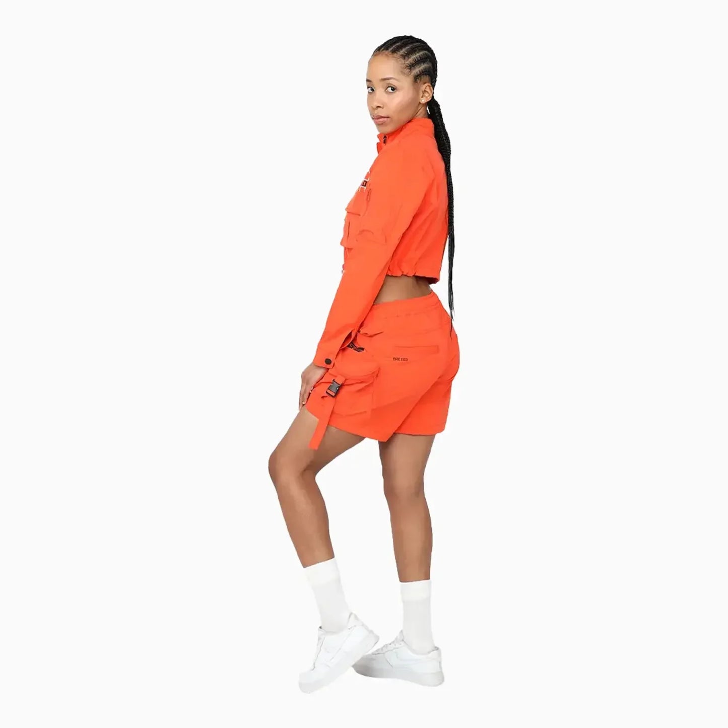 Women's Utility Nylon Printed Outfit