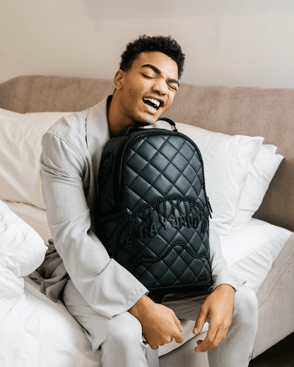 Quilted Logo Backpack