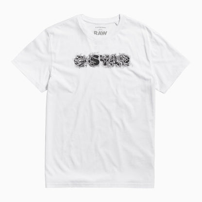 Men's Distressed Logo Short Sleeve T-Shirt