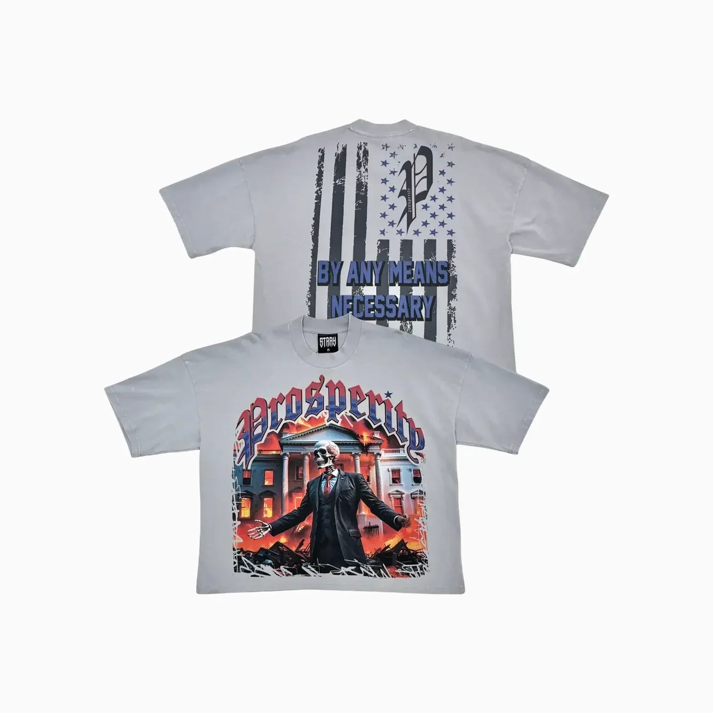 Men's By Any Means Necessary Drop Shoulders T-Shirt