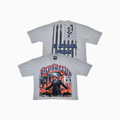 Men's By Any Means Necessary Drop Shoulders T-Shirt