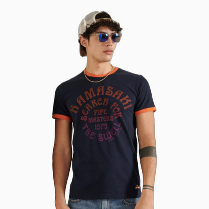 Men's Cali Surf Graphic Ringer T Shirt
