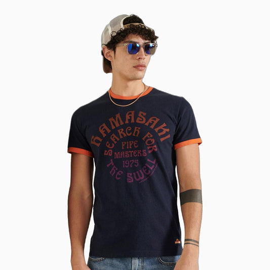 Men's Cali Surf Graphic Ringer T Shirt