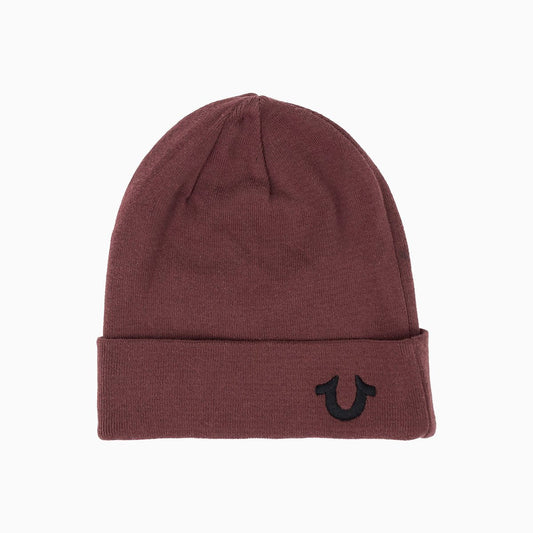 Horseshoe Badge Watch Beanie Hat