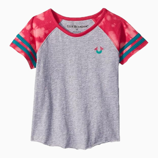 Kid's Little Girl Fashion Short Sleeve T Shirt