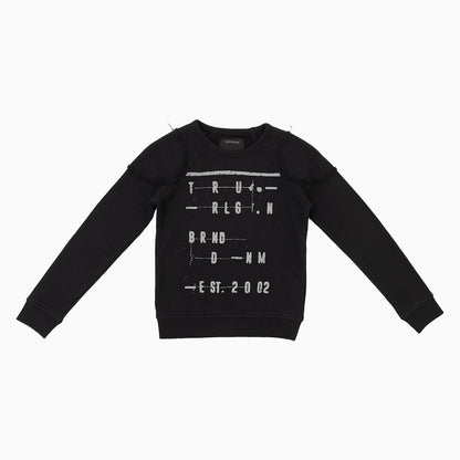 Kid's Raw Edge Crew Neck Sweatshirt