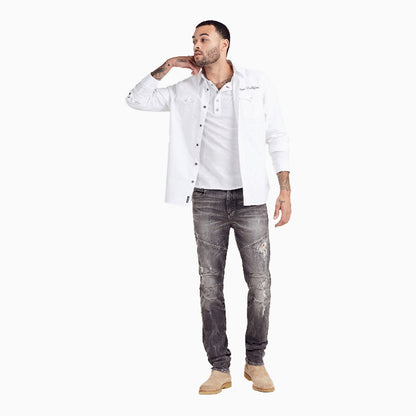 Men's Triple Needle Western Shirt