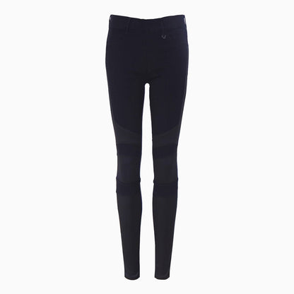 Women's Runway Moto Jean Legging in Black River