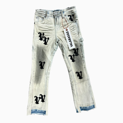 Kid's Valor Stacked Flare Denim Pant