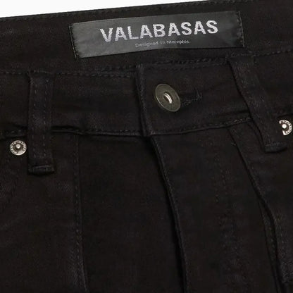 Men's General Black Washed Skinny Pant
